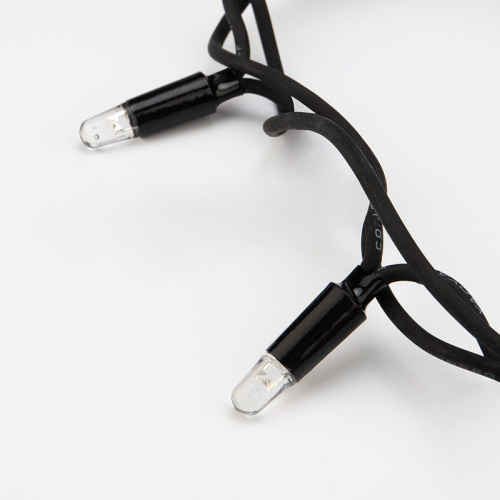 картинка Гирлянда Кластер 10 м,  200 LED,  черный каучук,  IP67, соединяемая,  цвет свечения теплый белый NEON-NIGHT от магазина Сантехстрой