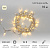 картинка Гирлянда светодиодная Нить 10м 200 LED ТЕПЛЫЙ БЕЛЫЙ прозрачный ПВХ IP65 эффект мерцания 24В соединяется NEON-NIGHT нужен трансформатор 531-100/531-311/531-312 от магазина Сантехстрой