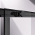 картинка Душевой уголок Slim-N VSS-4SN9010CLB, 1000*900, черный, стекло прозрачное от магазина Сантехстрой