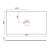 картинка Столешница компакт-плита 13 Куритиба, 1 вырез, 795х458 мм от магазина Сантехстрой