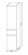 картинка EB2069D-J54 Madeleine Колонна, 35 см, шарниры справа, Серый матовый лак от магазина Сантехстрой