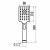 картинка Лейка для ручного душа Savol 1/2″ (1 режим) (S-FSP03H) от магазина Сантехстрой