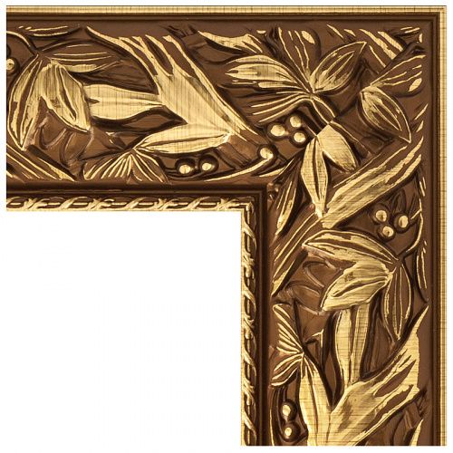 картинка Зеркало Evoform Exclusive-G 124х99 BY 4371 с гравировкой в багетной раме - Византия золото 99 мм от магазина Сантехстрой