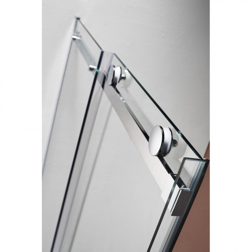 картинка Душевой уголок Cezares Stylus-M AH-1 130x80 профиль Хром стекло прозрачное от магазина Сантехстрой