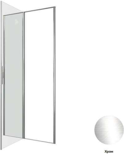 картинка 3.31028.00 PRIORITY, Дверь 8мм, 1000мм стекло Optiwhite, Easyclean, хром (294057) от магазина Сантехстрой