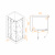 картинка Душевой уголок RGW SV-040-B 100* 80*200 профиль Чёрный стекло Матовое от магазина Сантехстрой