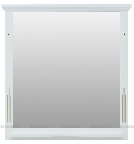 картинка Зеркало Aquanet Тулуза 95 белый, золото от магазина Сантехстрой