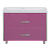 картинка Тумба под раковину Джулия QVATRO - 105 с 2 ящ.  розовая от магазина Сантехстрой