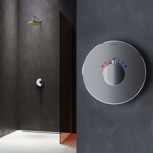 фото f8075600 like, cмеситель д/душа встраиваемый с термостатом, хром, шт.