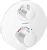 картинка HG Ecostat S Термостат с запорным/переключающим вентилем Ecostat S, СМ, матовый белый от магазина Сантехстрой