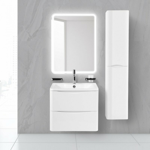 картинка Раковина BelBagno 60 BB600/455-LV-MR-ALR Белая от магазина Сантехстрой