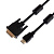 картинка Шнур HDMI - DVI-D,  5м, Gold,  с фильтрами REXANT от магазина Сантехстрой