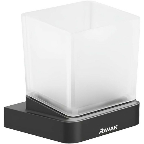 картинка Стакан для зубных щеток Ravak 10° X07P557 Черный матовый от магазина Сантехстрой