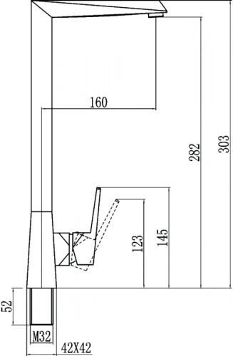 картинка Смеситель для раковины Savol S-005512H от магазина Сантехстрой