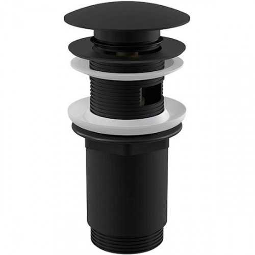 картинка Донный клапан Alcadrain A392BLACK Черный от магазина Сантехстрой