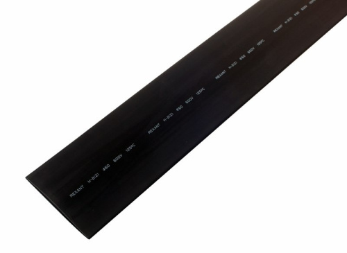 картинка Трубка термоусаживаемая ТУТ нг 60,0/30,0мм,  черная,  упаковка 10 шт.  по 1м REXANT от магазина Сантехстрой