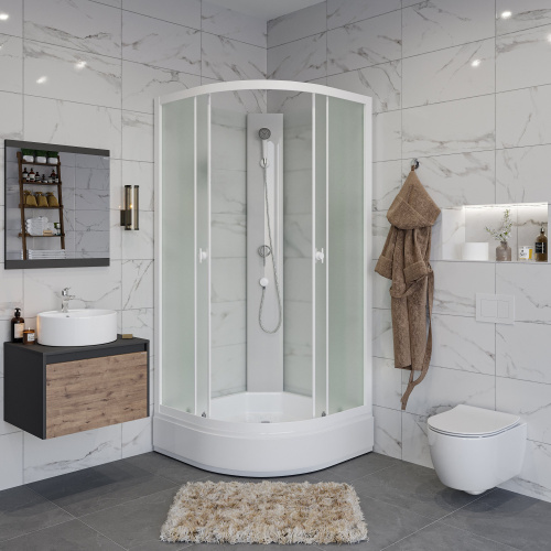 картинка Душевая кабина Niagara p80/26/mt/bk от магазина Сантехстрой