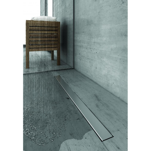 картинка Душевой лоток Berges Wasserhaus C1 Norma 800 090039 с решеткой Хром матовый от магазина Сантехстрой