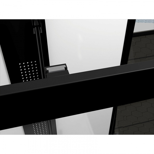 картинка Душевая кабина Black&White Galaxy 8708000 с гидромассажем от магазина Сантехстрой