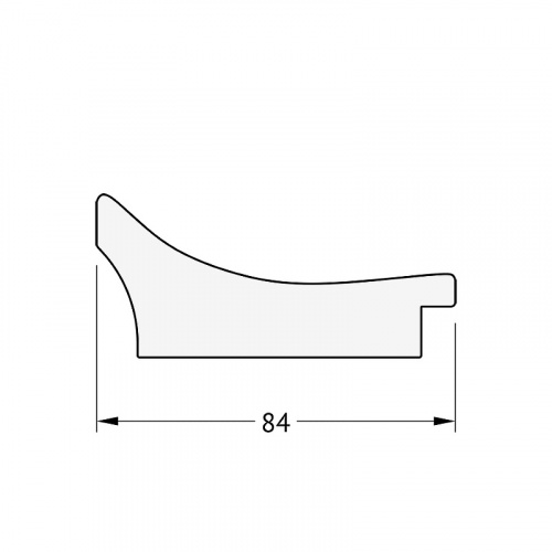 картинка Зеркало Evoform Exclusive 76х56 BY 1229 с фацетом в багетной раме - Фреска 84 мм от магазина Сантехстрой