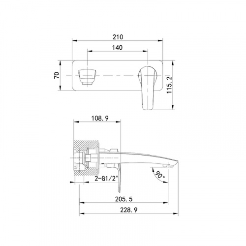 картинка Смеситель для раковины IDDIS Ray (RAYWT00i65) от магазина Сантехстрой