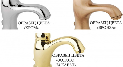 фото смеситель для биде cezares elite bsm2 03 золото 24 карат