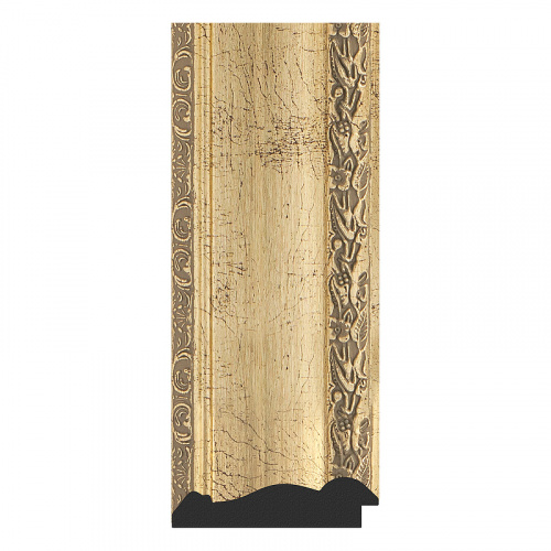 картинка Зеркало Evoform Exclusive 112х82 BY 3480 с фацетом в багетной раме - Состаренное серебро с орнаментом 120 мм от магазина Сантехстрой