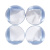 картинка Накладки-протекторы для мебели круглые прозрачные 43x43x24мм (4 шт/уп) HALSA от магазина Сантехстрой
