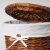 картинка Корзина для белья WasserKRAFT Leine 45x45x56 WB-350-L с крышкой Коричневая от магазина Сантехстрой