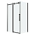 картинка Душевое ограждение Grossman Classic 100.K33.04.110.21.00-200.K33.04.80.21.00 (110х80х195) раздвижная,черный матовый,стекло прозрачное,2 места от магазина Сантехстрой