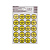 картинка Наклейки знаки электробезопасности «Заземление» d - 20 мм (с хедером,  20 шт на листе) REXANT от магазина Сантехстрой