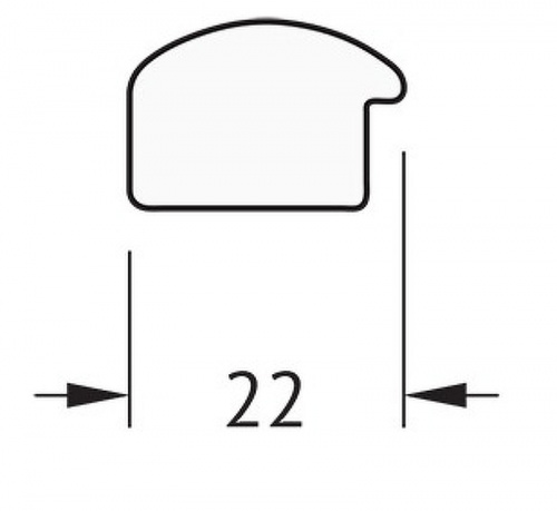 картинка Зеркало Evoform Definite 98х48 BY 0688 в багетной раме - Вишня 22 мм от магазина Сантехстрой
