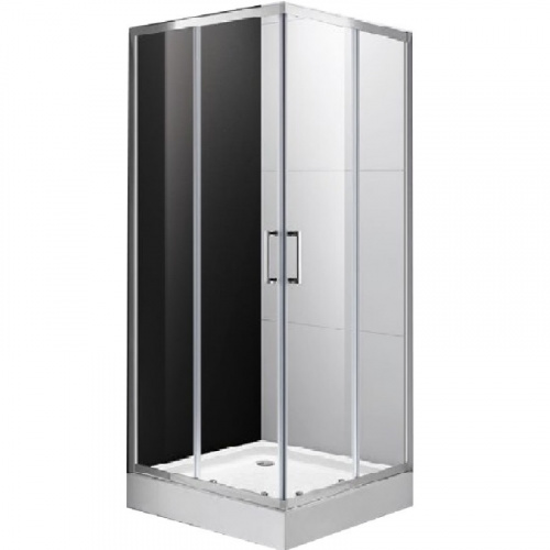 картинка Душевая стенка Cezares MOLVENO-FIX-30-C-Cr-IV профиль Хром стекло прозрачное от магазина Сантехстрой