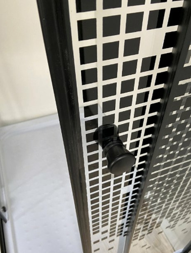 картинка Душевой уголок Niagara Eco 100х80 NG-018-14Q BLACK профиль Черный стекло прозрачное с рисунком от магазина Сантехстрой