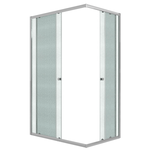 картинка Душевое ограждение Niagara Eco NG-1129-14QMT (120х90х190) прямоугольник,раздвижное,хром,стекло матовое,1 место от магазина Сантехстрой