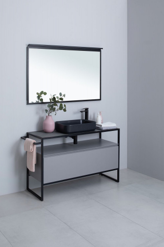 картинка Зеркало Allen Brau 120 1.31018.bb Черное от магазина Сантехстрой