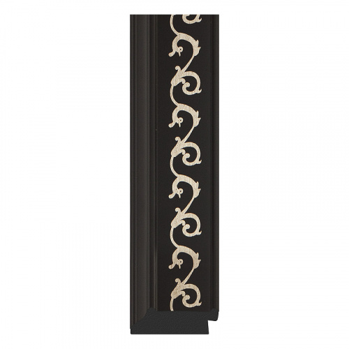 картинка Зеркало Evoform Exclusive-G 120х95 BY 4354 с гравировкой в багетной раме - Черный ардеко 81 мм от магазина Сантехстрой