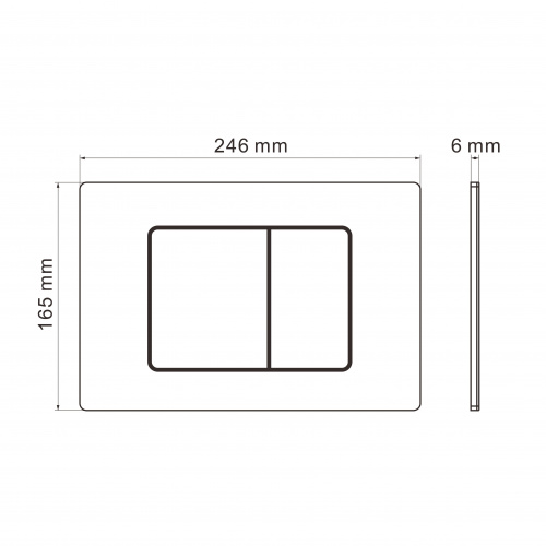картинка Комплект 2 в 1: инсталляция GROSSMAN 900.K31.01.000+клавиша смыва Classic 700.K31.04.01M.01M бел мат от магазина Сантехстрой