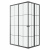 картинка Душевое ограждение Niagara Eco NG-1012-14QKL (120х80х190) прямоугольник,черный,раздвижное,стекло клетка,1 место от магазина Сантехстрой
