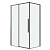 картинка Душевое ограждение Grossman Galaxy 100.K33.01.110.21.00-200.K33.01.90.21.00 (110х90х195) раздвижная,черный матовый,стекло прозрачное,2 места от магазина Сантехстрой