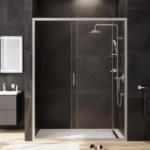 картинка Душевая дверь 150 см Am.Pm Gem W90G-150-1-195MT прозрачное от магазина Сантехстрой