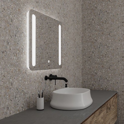 картинка Зеркало Grossman Lara 100 1310080 с подсветкой с сенсорным выключателем от магазина Сантехстрой