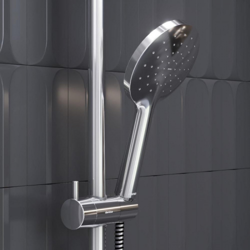 картинка 977800000 Jupiter душевая система с душевым ТМС смесителем, хром от магазина Сантехстрой