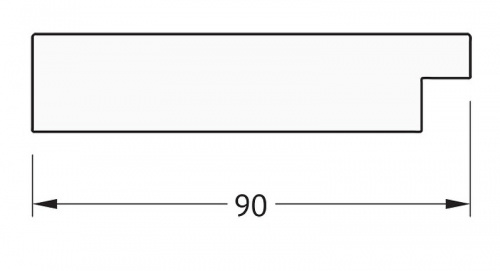 картинка Зеркало Evoform Definite 100х80 BY 3281 в багетной раме - Волна хром 90 мм от магазина Сантехстрой