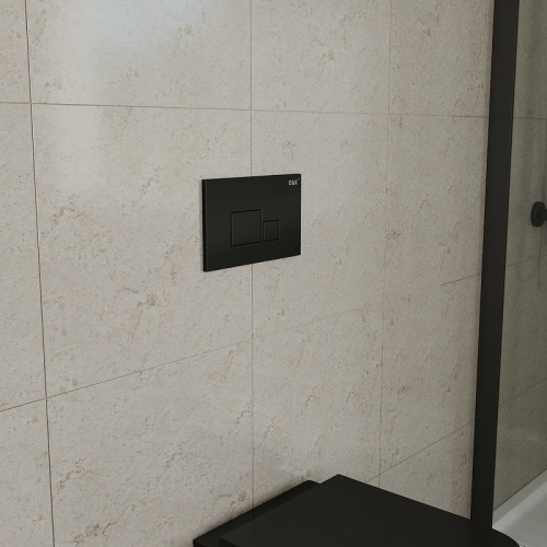 картинка Клавиша смыва DK черный Quadro (DB1519025) от магазина Сантехстрой