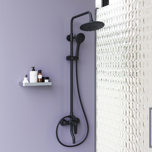 картинка Душевая система Dorff Prime D0740922 Черный от магазина Сантехстрой