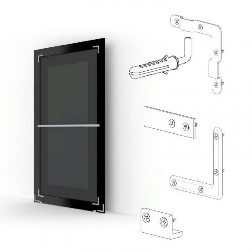 картинка Зеркало Evoform Definite Floor 196х76 Алюминий от магазина Сантехстрой