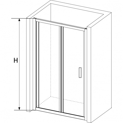 картинка Душевая дверь RGW 06082112-14 от магазина Сантехстрой