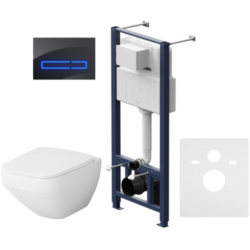 картинка Комплект подвесной унитаз + система инсталляции Am.Pm Inspire 2.0 Touch Pro IS450A38.50A1700 от магазина Сантехстрой