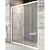 картинка Душевая дверь Ravak Blix BLDP4-200 0YVK0100ZG профиль Белый стекло Grape от магазина Сантехстрой